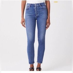 Agolde High Rise Blue Women's Jeans